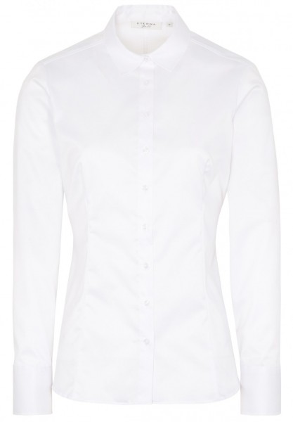 ETERNA SLIM FIT COVER SHIRT Langarm Bluse weiß 5008-00-D10Y
