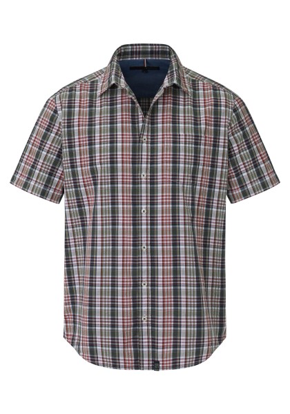 PADDOCKS Kurzarm Hemd khaki check seersucker 33185 7056.2900