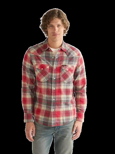 WRANGLER WESTERN Langarm Hemd chili pepper 112386899
