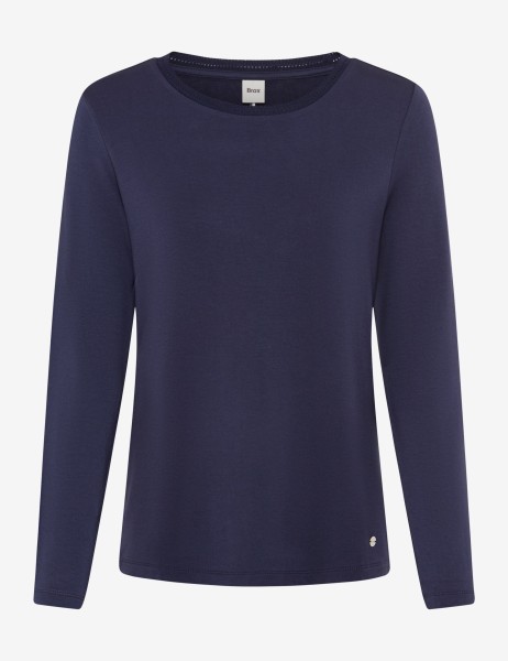 BRAX CARINA.L Langarm Shirt midnight blue 90655500 37-4608-23
