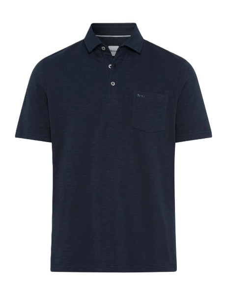 BRAX PAVO Poloshirt navy 70440300 70-0061-23 - Cotton Slub