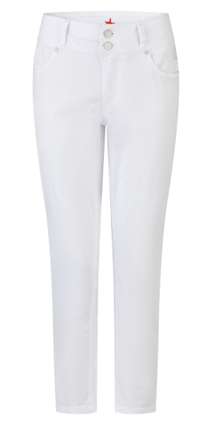 BUENA VISTA TUMMYLESS 7/8 white BV B5658 4003.32 - Stretch Twill