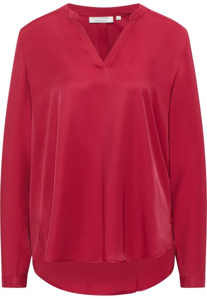 ETERNA LOOSE FIT Langarm Bluse rot satin 5270-96-D931