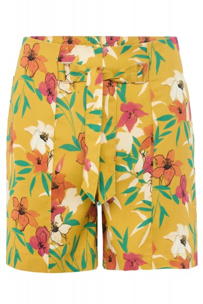 SALSA JEANS SHORTS yellow floral print 122813.4048