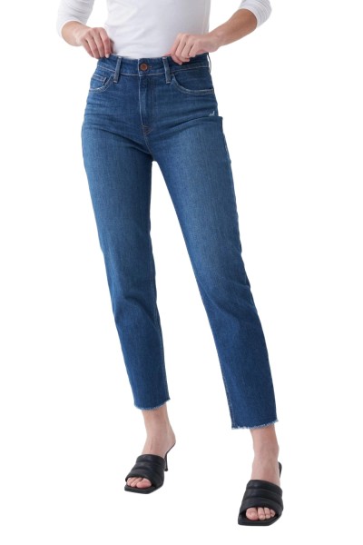 SALSA JEANS TRUE CROPPED SLIM washed blue 126042.8503