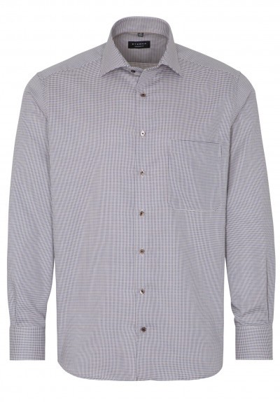 ETERNA COMFORT FIT Langarm Hemd marine panama 8038-18-E19K