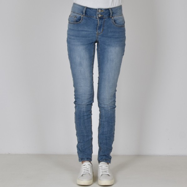 BUENA VISTA TUMMYLESS light stone 888 B5664 333.2913 - Stretch Denim