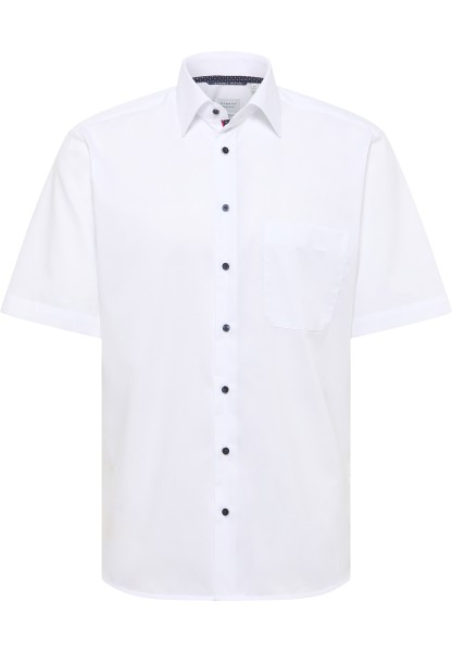 ETERNA COMFORT FIT Kurzarm Hemd weiss popeline 1482-00-K181 - Dynamic Cotton