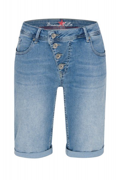 BUENA VISTA MALIBU SHORT middle blue 2106 J5025 212.3898 - Stretch Denim