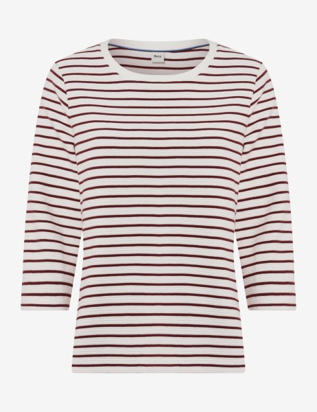 BRAX BONNIE Strickpullover mulberry gestreift 90653500 31-6617-40