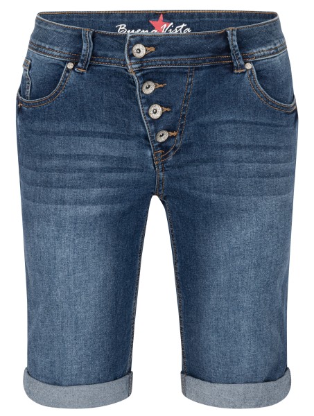 BUENA VISTA MALIBU SHORT mid stone BV B5025 370.2519 - Stretch Denim