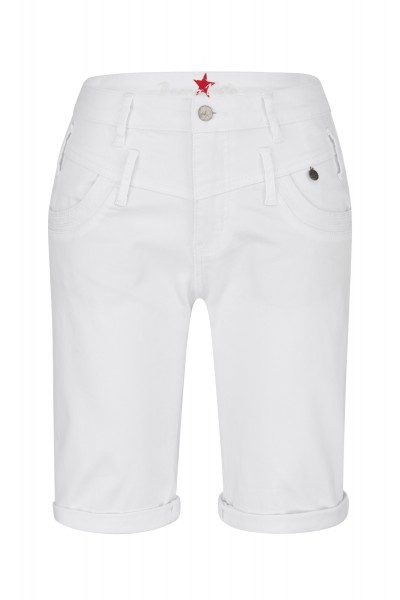 BUENA VISTA FLORIDA SHORT white 2106 J5746 502.032 - Stretch Twill