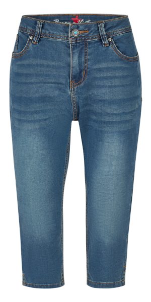 BUENA VISTA MALIBU-ZIP HIGH CAPRI dark stone 2604 B5990 102.4452 - Cozy Denim