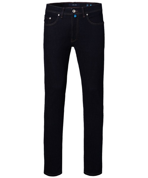 PIERRE CARDIN LYON TAPERED blue/black stonewash 38510 8007.6801 - FUTUREFLEX Konfektionsgröße/Übergr