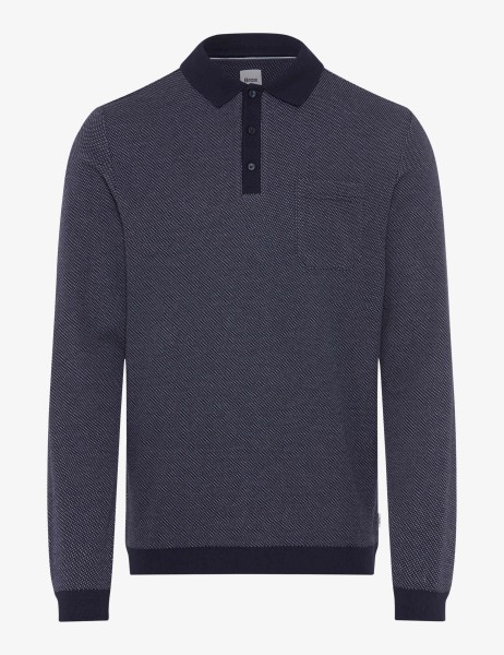 BRAX PAROS JBT Langarm Shirt deep blue 70434500 21-4217-13