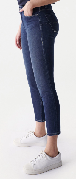 SALSA JEANS DESTINY PUSH UP CROP SKINNY darkblue 126911.8504