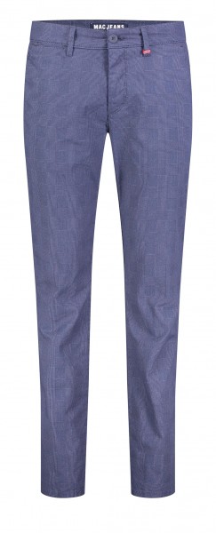 MAC LENNOX GABARDINE nautic blue check 6365-00-0670L-196K