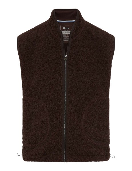 BRAX WESLEY Teddyweste brownie 70625400 70-0129-53