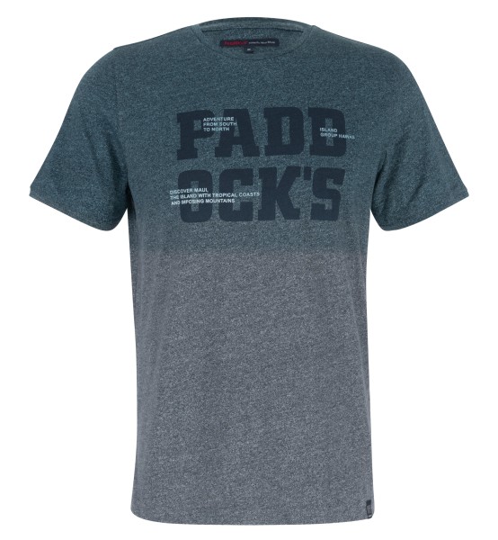 PADDOCKS T-Shirt Kurzarm round neck color melange jersey 38143 6817.0878