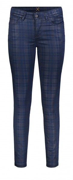 MAC DREAM SKINNY deep navy printed 5402-00-0355 197B