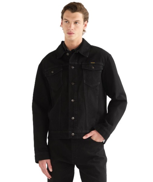 WRANGLER COWBOY CUT JACKET Jeansjacke shadow black 112387057 - AUTHENTIC WESTERN JACKET