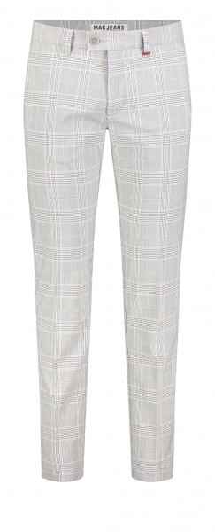 MAC LENNOX CARBONIUM BI-STRETCH metal grey check 6344-00-0702L-055K