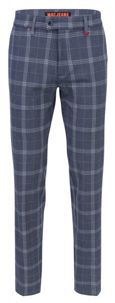 MAC LENNOX CARBONIUM BI-STRETCH capri blue check 6344-00-0704L 174K