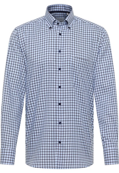 ETERNA COMFORT FIT Langarm Hemd himmelblau kariert twill 1012-11-E114