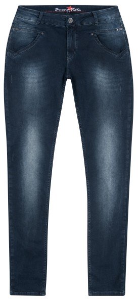 BUENA VISTA ANNA C dusky blue 2210 B5799 403.5519 - Stretch Denim