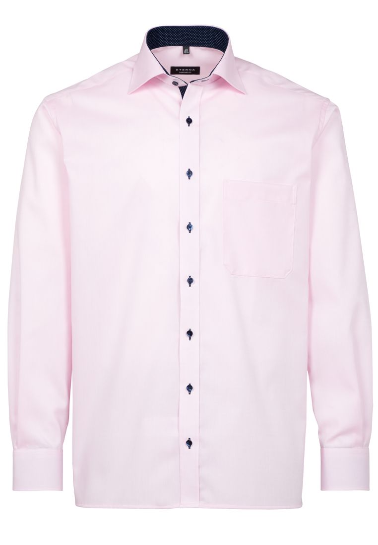 Langarm | Hemd 8100-50-E137 FIT ETERNA COMFORT Jeans-Manufaktur rosa