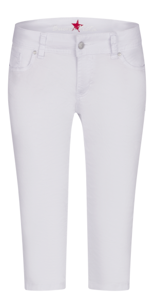 BUENA VISTA MALIBU-ZIP CAPRI white 888 B5935 4003.032 - Stretch Twill