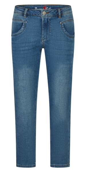 BUENA VISTA ANNA C STRAIGHT 7/8 mid stone BV B5859 415.6253 - Stretch Denim