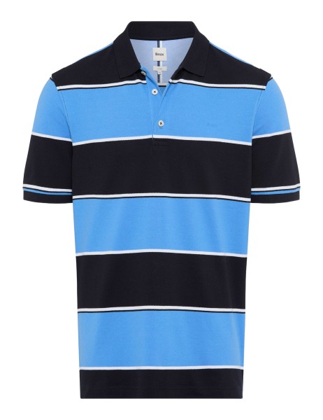 BRAX PETE CB Poloshirt gestreift navy 70435800 70-0003-23 - HI-FLEX