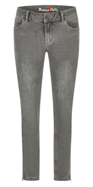 BUENA VISTA ITALY V 7/8 faded grey BV B5311 755.7629 - Stretch Jog Denim