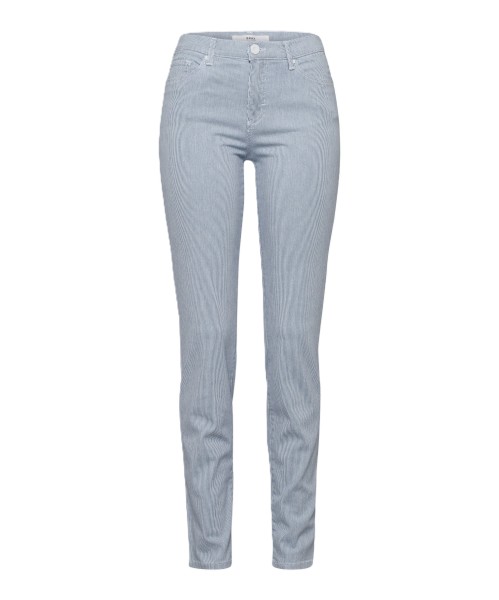 BRAX SHAKIRA clean light blue striped 9990120 74-6317-29 - Super Stretch Denim