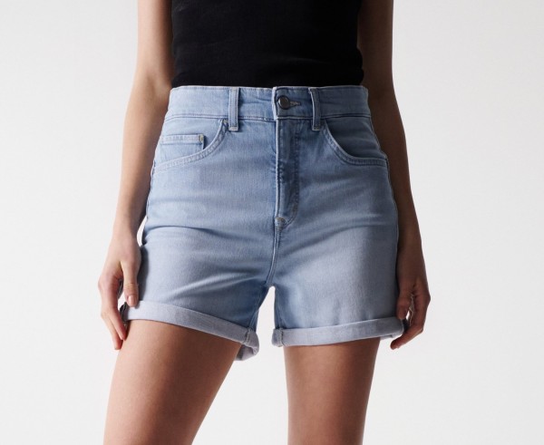 SALSA JEANS SHORTS SECRET GLAMOUR PUSH IN hellblau 21005716.0851