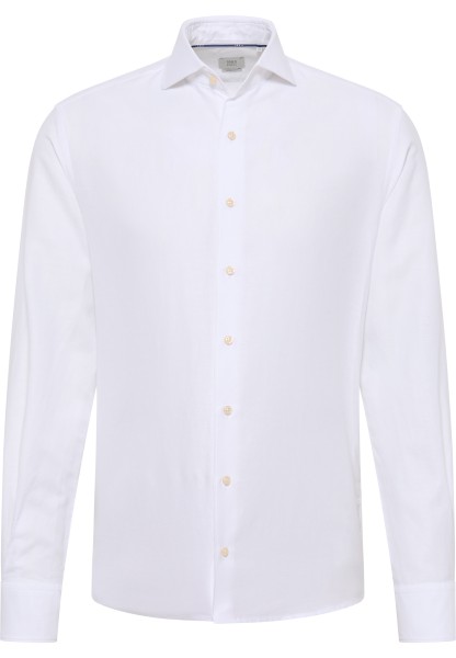 1863 by ETERNA MODERN FIT Langarm Hemd weiß linen 2355-00-XS82 - LINEN QUALITY