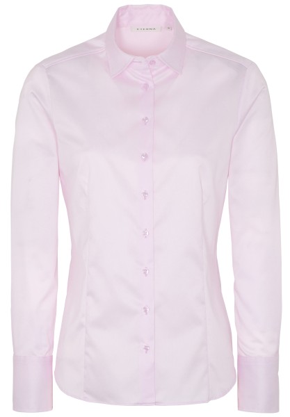 ETERNA CLASSIC FIT COVER SHIRT Langarm Bluse rosa twill 5008-50-D708