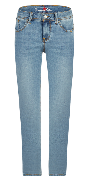 BUENA VISTA MALIBU-ZIP HIGH 7/8 bright denim 2601 B5953 369.4478 - Stretch Denim