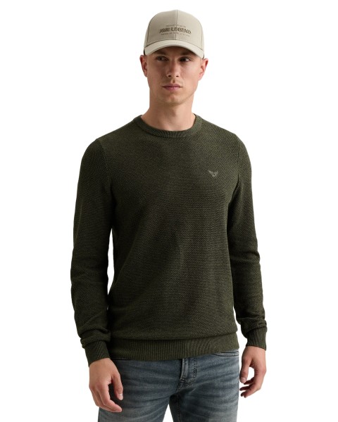 PME LEGEND Pullover Rundhals loden green PKW2608324-6380