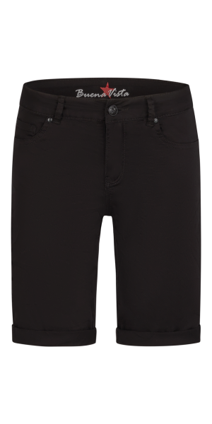 BUENA VISTA ITALY SHORT black 888 B5876 4003.014 - Stretch Twill