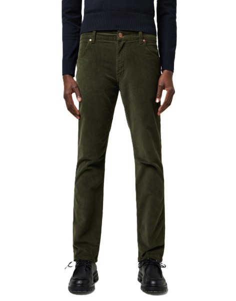 WRANGLER GREENSBORO forest night 112371011 - Corduroy