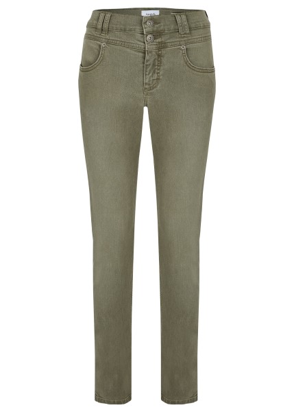 ANGELS JEANS SKINNY dark khaki used 188 1203.5295 - STRETCH