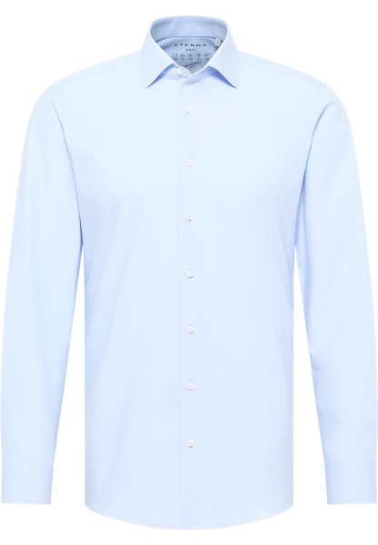 ETERNA SLIM FIT Performance Shirt Langarm Hemd hellblau 4194-10-F170