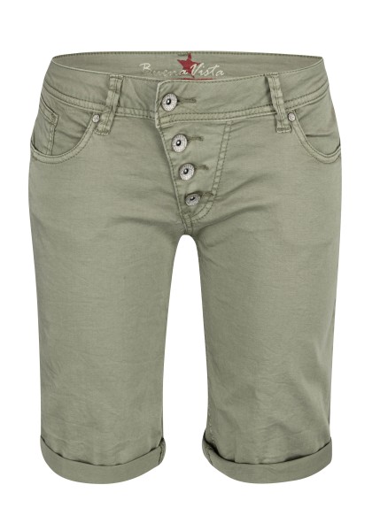 BUENA VISTA MALIBU SHORT aloe 888 B5025 4003.7143 - Stretch Twill