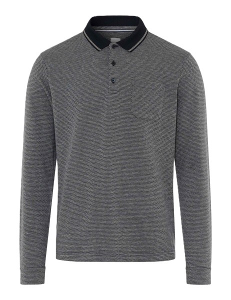 BRAX PHARELL Langarm Polo navy 70441500 70-0083-23