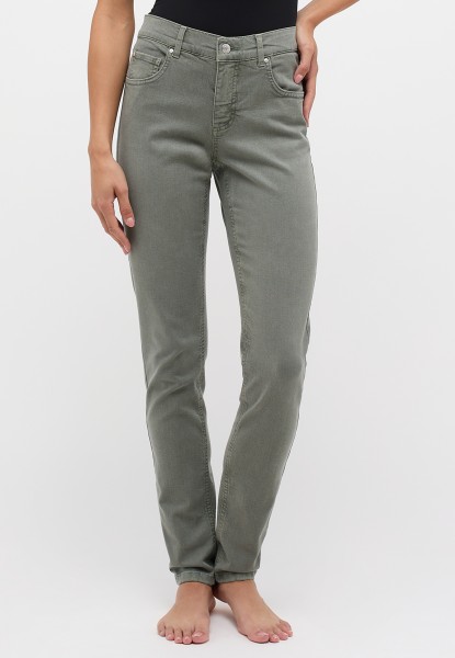 ANGELS JEANS SKINNY past olive used 188 1200.5285 - COLORED DENIM