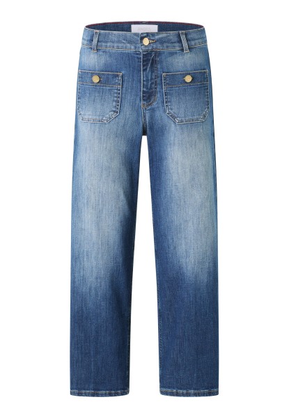 ANGELS LINN SMART mid blue dirty used 350 6631.3325 - WEST COAST DENIM