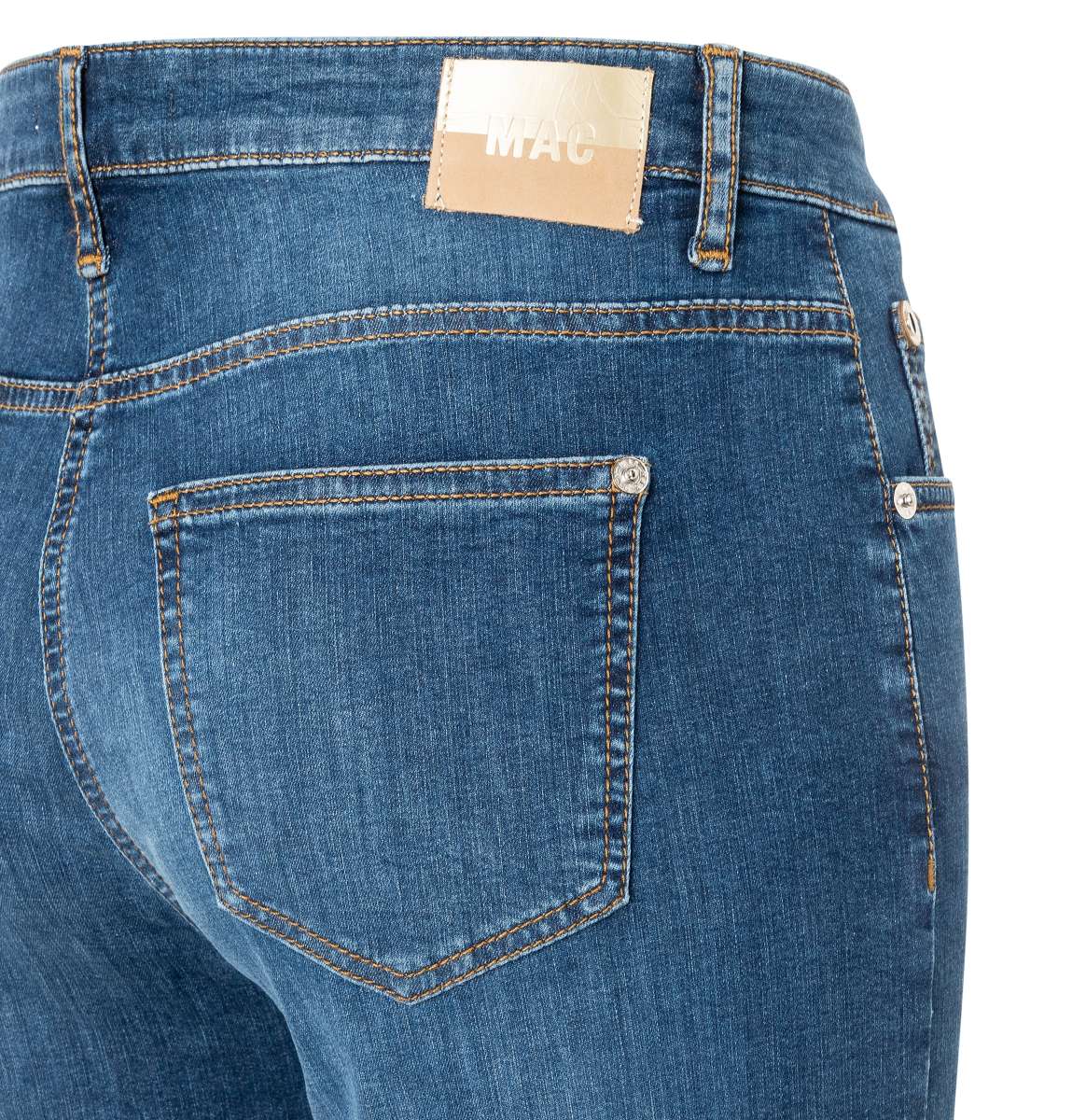 MAC Culotte Damen-Jeans Aus Light Weight Denim – Weiß, Gr. 34, 7/8-Länge, Bequemer Wide-Leg-Schnitt, 89% Baumwolle