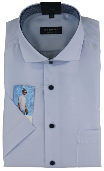 ETERNA COMFORT FIT Kurzarm Hemd hellblau 3340-10-K14V - Cool Fit